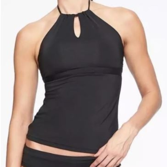 Athleta Other - Athleta Keyhole high neck tankini swimsuit top